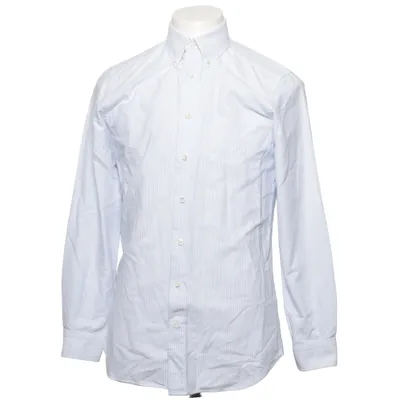 Chemise (Bleu, Blanc) de Shirtonomy Coton