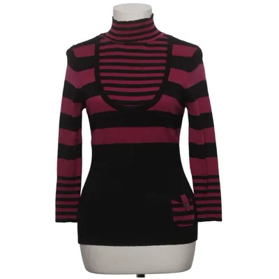 Turtleneck (Sort, Pink) fra Karen Millen Elastan, Lyocell, Polyamid, Uld