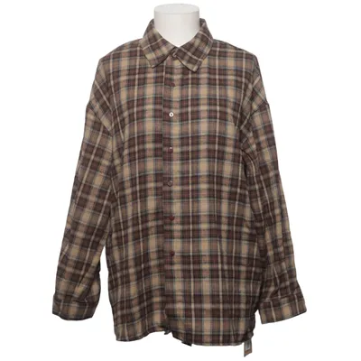 Flanellen overhemd (Bruin, Beige) van Dazy Katoen, Polyamide, Polyester, Viscose