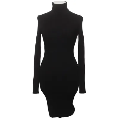 Rollkragenkleid (Schwarz) von Wolford Baumwolle, Elasthan, Wolle