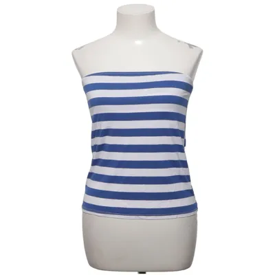 Tubetop (Blå, Hvid) fra Please Elastan, Viscose