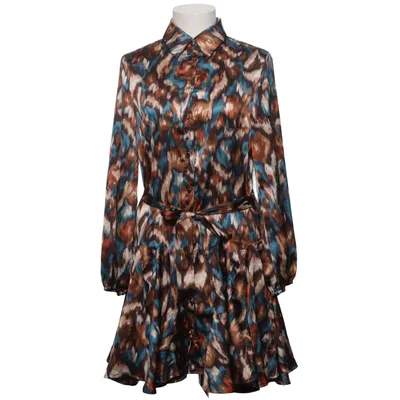 Blousejurk (Blauw, Bruin, Meerkleurig) van IVIVI Polyester