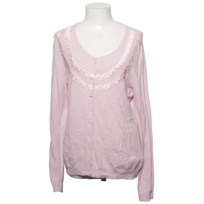 Strickjacke (Pink) von Oui Moments Kaschmir, Baumwolle, Polyamid, Seide, Viskose