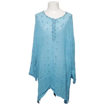 Blouse (Blue) from Deluca Viscose
