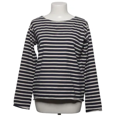 Langærmet t-shirt (Blå, Hvid) fra MiH Jeans Bomuld