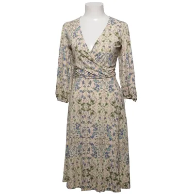 Wrap dress (Beige, Blue, Green) from Indiska Elastane, Viscose