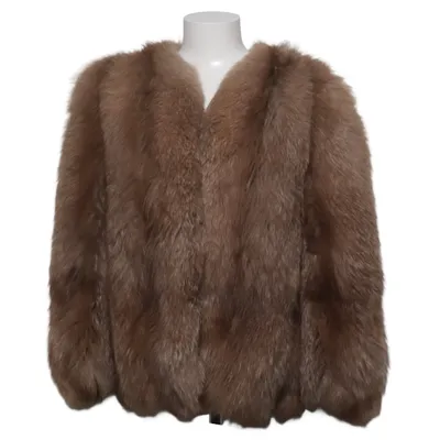 Pälsjacka (Brun) Päls