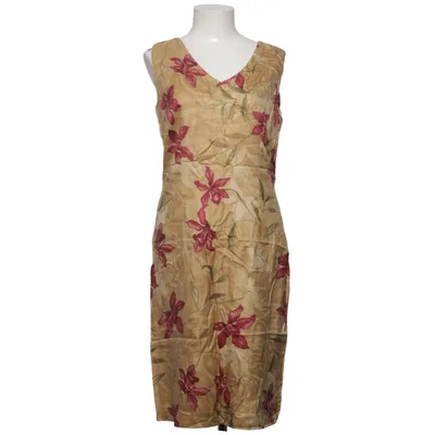 Kjole (Beige, Flerfarvet) fra British Khaki Acetat, Silke