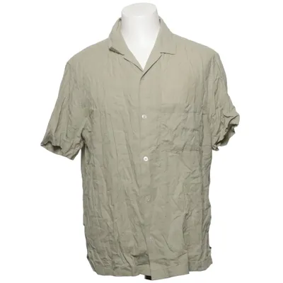 Chemise à manches courtes (Vert) de H&M Coton, Lin