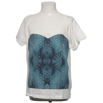 T-shirt (Blanc, Bleu) de Dagmar Coton