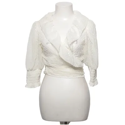 Wrap blouse (Jasmine) from Ganni Polyamide, Viscose