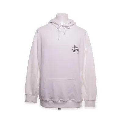 Huvtröja (Vit, Svart) från Stüssy Bomull