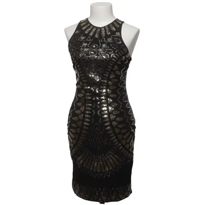 Robe de cocktail (Noir, Argent) de Lily Mcbee Coton, Polyester