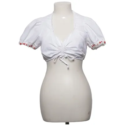 Dirndlblus (Vit) från Brandl Tracht Bomull, Polyester