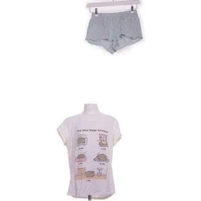 Pyjama (Wit, Turquoise, Meerkleurig) van H&M Polyester, Katoen