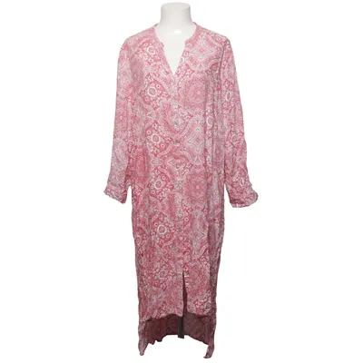 Shirt dress (Red, White) from JYOTHI Viscose