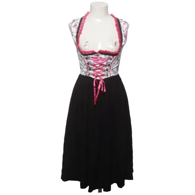Dirndl (Black, White, Multicolored) from Lifos Cotton, Polyester
