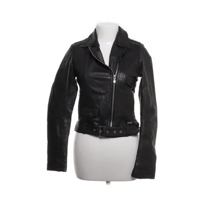 Biker jacket (Black) from Jofama by Kenza Cotton, Polyester