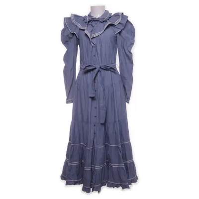 Robe (Bleu, Blanc) de Ulla Johnson Coton