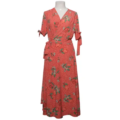 Robe portefeuille (Rouge, Multicolore) de Never Fully Dressed Polyester