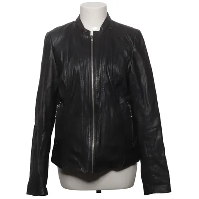 Veste en cuir (Noir) de Gatto Cuir, Polyester