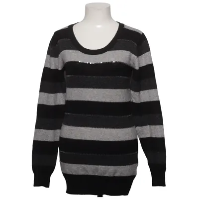 Pull-over (Gris, Noir) de Ann Christine Acrylique, Élasthane, Polyester, Laine
