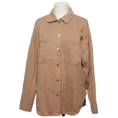 Overshirt (Brown) from Samsa Collection Cotton, Polyester