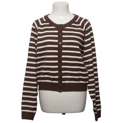 Kofta (Brun, Vit) från Stradivarius Polyamid, Polyester, Viskos