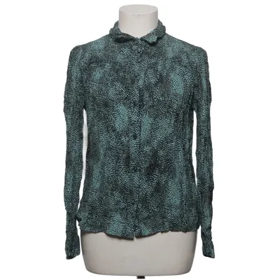 Blouse (Turquoise, Black) from Oliver Bonas Viscose