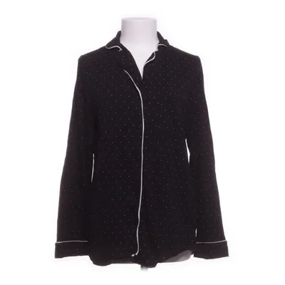 Pyjama shirt (Zwart, Wit) van Lindex Katoen, Elastaan