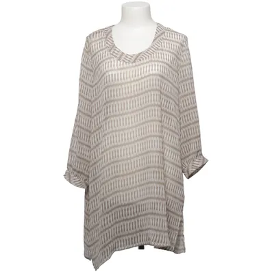 Tunika (Beige, Hvid) fra Cozzi Polyester