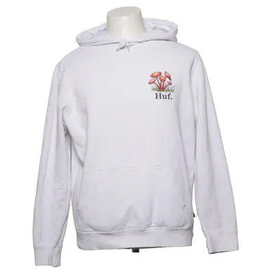 Sweat à capuche (Blanc) de HUF Coton, Polyester