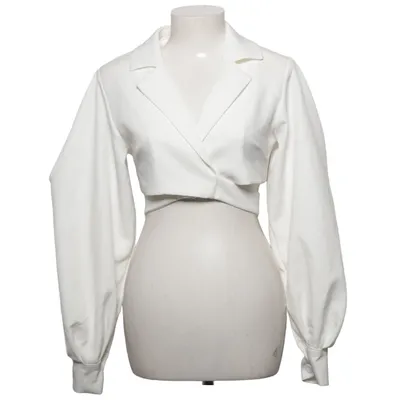 Blazer (White) from LVCILIA Elastane, Polyester