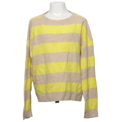 Sweater (Yellow, Beige) from Maan Alpaca wool, Polyamide, Viscose