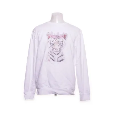 Collegetröja (Vit) från Einstein Newton Ekologisk bomull, Återvunnen polyester