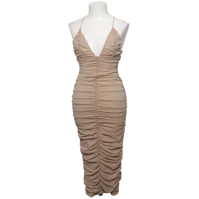Cocktail dress (Beige) from Michael Costello x Revolve Elastane, Polyamide, Polyester