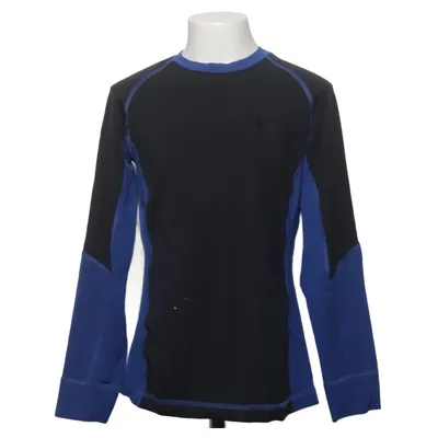Base layer shirt (Blue, Black) from Peak Performance Elastane, Merino wool, Polyester