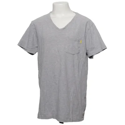 T-shirt (Gris) de Scotch Shrunk Coton, Élasthane
