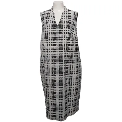 Klänning (Svart, Vit) från Elinette Bomull, Elastan, Polyester