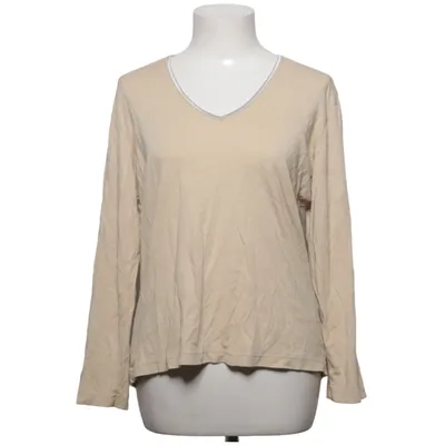Lange mouwen shirt (Beige) van Free Form Katoen, Viscose