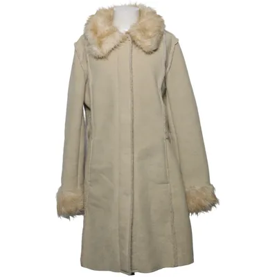 Veste en peau de mouton retournée (Beige) de JAM Acrylique, Polyester