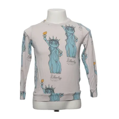 Pyjamasweater (Blau, Weiß) von Mini Rodini Elasthan, Tencel