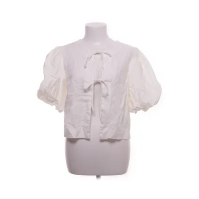 Topp (Vit) från NA-KD Bomull, Linne