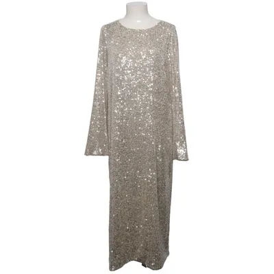 Maxi dress (Beige, Silver) from Arket Elastane, Polyester