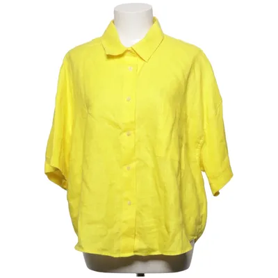 Short sleeve shirt (Yellow) from Lis Bonne Atelier Linen