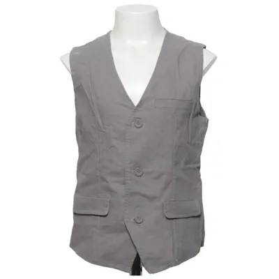 Gilet de costume (Gris) de Vertbaudet Coton, Lin
