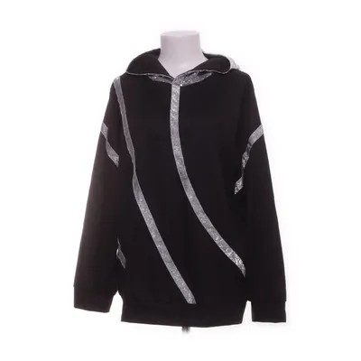 Capuchon sweater (Zwart, Zilver) van Ziranmei Katoen, Polyester