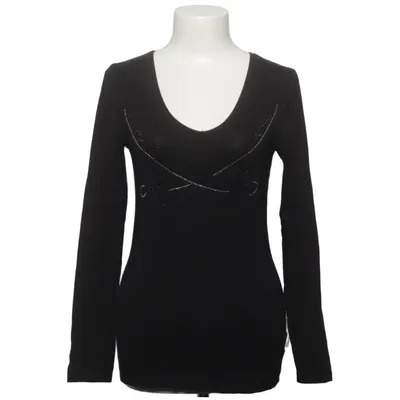 Langarmshirt (Schwarz) von Sansibar Sylt Baumwolle, Elasthan