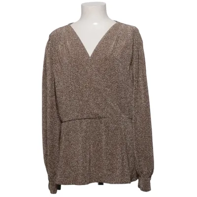 Blouse (Marron) Élasthane, Fibre métallique, Polyester recyclé