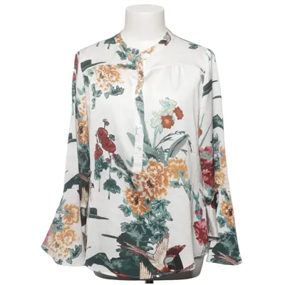 Blouse (White, Multicolored) from Haust Polyester, Viscose